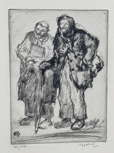 Les deux aveugles eau - aveugles,