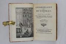 PONCELET. Chimie du goût et