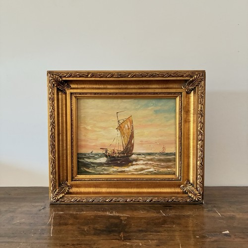 Tableau marine huile - tableau,