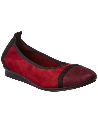 Arche ninour leather flat - ninour,