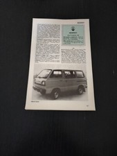 1990 MASERATI MARUTI OMNI KARIF SHAMAL CAR PRODUCTION VINTAGE FEATURES