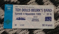 ticket billet used stub place