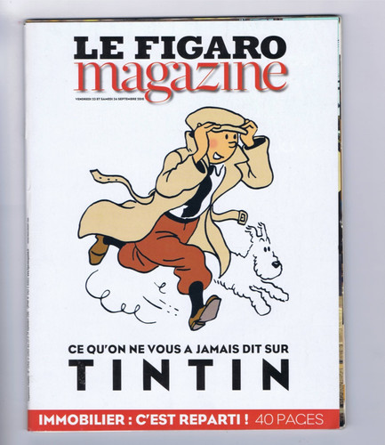 Herge tintin le figaro - tintin,