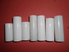 Lot anciennes bougies en verre
