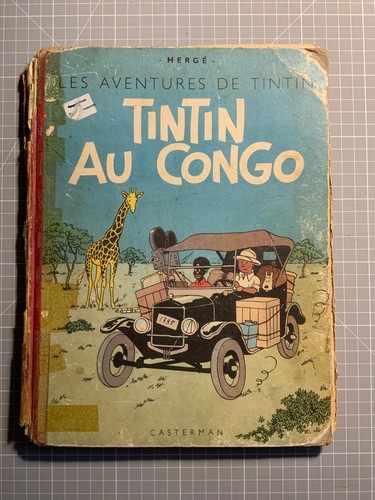 Rare tintin congo b1 - ,