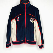 Vitg Olympics Levi's 1980 Velour Track Suit Jacket Pants Sweatsuit Moscow