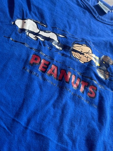 Shirt peanuts snoopy bleu - t-shirt,