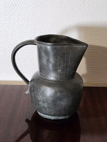 Ancien pichet étain - pichet, en