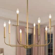 Lustre Moderne en Or, Ø69cm