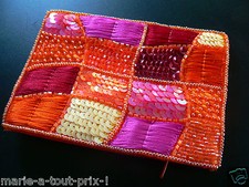 Superbe porte monnaie perles