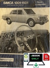 SIMCA 1301 1501 also 1300/1500- Workshop Manual 173