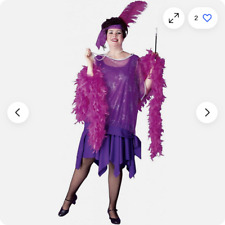 Charlene Charleston Queen Flapper 20's Fancy Dress Halloween Adult 14-20 Costume