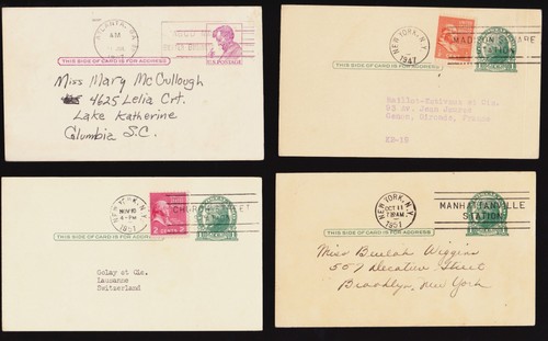 Lot entiers postaux us - lot,