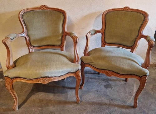 Paire fauteuils style - paire,