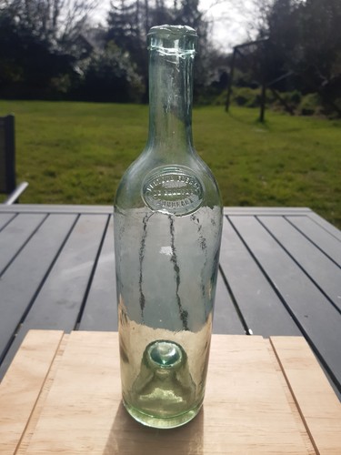 Bouteille verre ancienne - bouteille,
