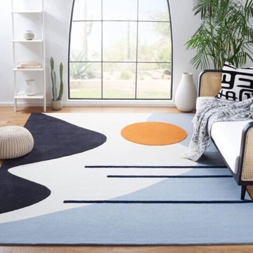 Tapis touffeté main - tapis,