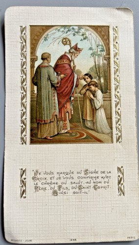 Image pieuse ancienne bouasse - image,