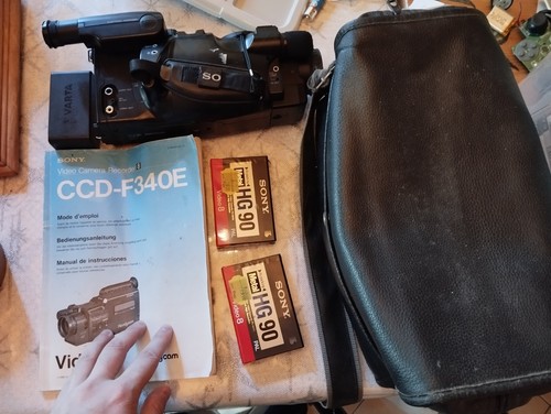 Lot sony ccd f340e handycam - lot,