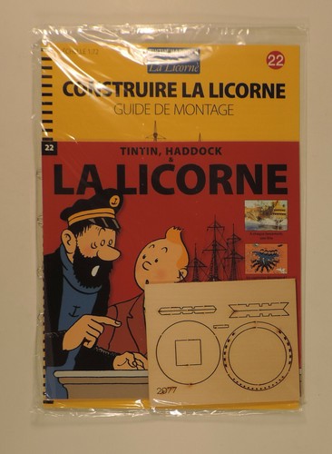 Tintin construire licorne - tintin,