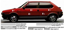  BANDES AUTOCOLLANTES FIAT