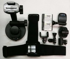 GoPro Accessory Bundle Suction Cup, Head Strap, Quick Clips, Bag