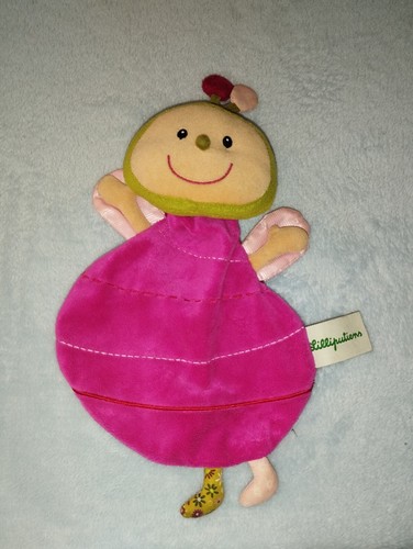 Doudou plat coccinelle - plat,