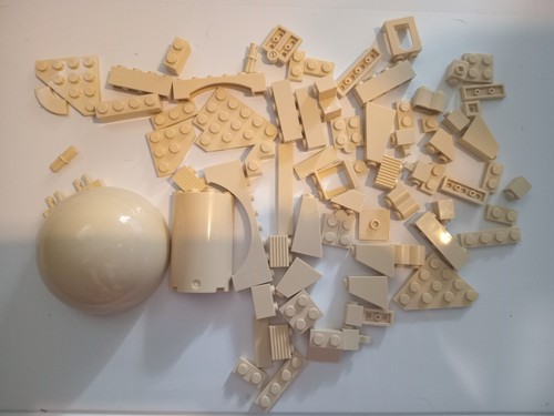 Lego lot briques beige - lego,