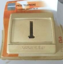   LEGRAND arnould club Prise téléphone blanc brillant  -  65040 complet neuf