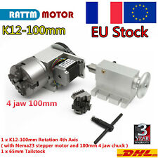 K12-100mm 4jaw chuck Rotary A