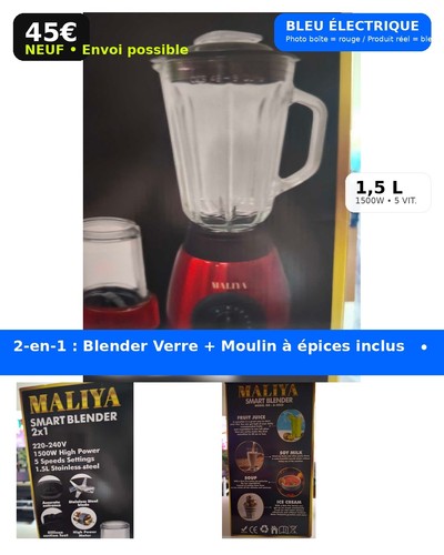 Mixeur intelligent maliya - mixeur,