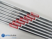 7pc KBS Tour Lite X-Flex Steel Iron Shafts .370" Parallel Tip #447388