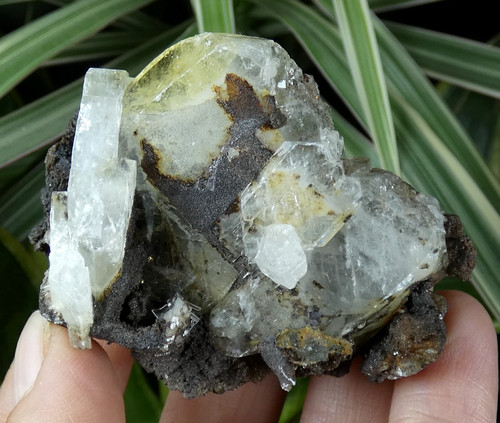 Baryte transparent jaune - baryte,