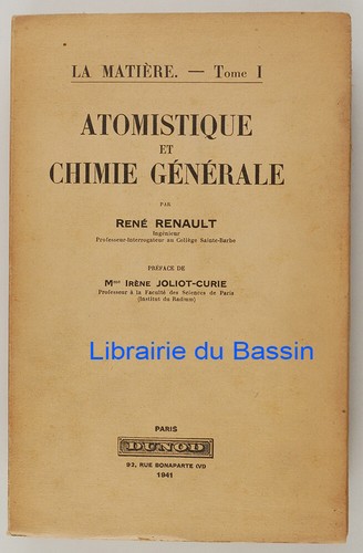 Matière tome atomistique - matière,