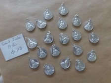 Lot  de 20 anciennes médaille en alu avec anneau SAINT JUDE diam 19 mm