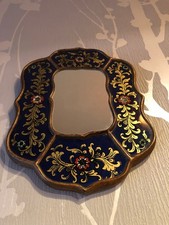 miroir oriental peint sur vitrail-asie-ancien-populaire-moyen orient-japon-chine