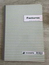 Exacompta | Factures 13287E Autocopiant A4 - 21x29,7 | 49 Dupli | Bon État