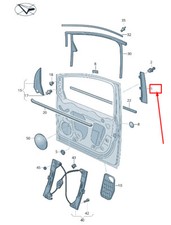 VW Sharan 7N Garniture De