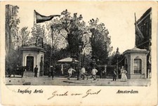 CPA AK AMSTERDAM Ingang Artis. NETHERLANDS (624330)