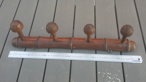 Ancien porte manteau - porte-manteau, bois