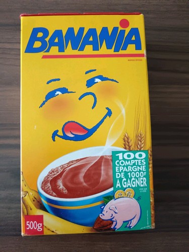 Boîte banania carton 500g - banania,