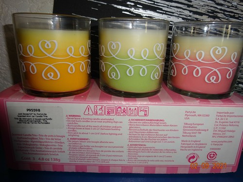 Partylite trio de - ,