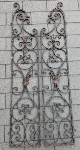 Paire grilles fer - de,