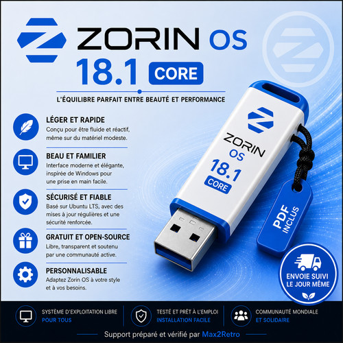 Clé usb zorin - usb, 18.1