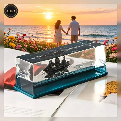Bateau flottant bouteille - flottant, en