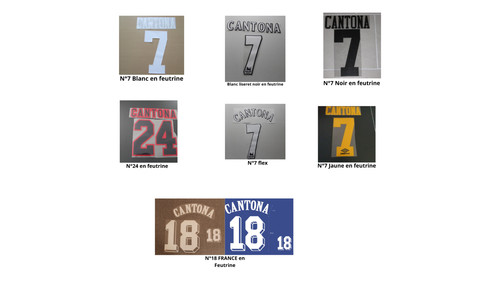 Cantona patch flocage - cantona,