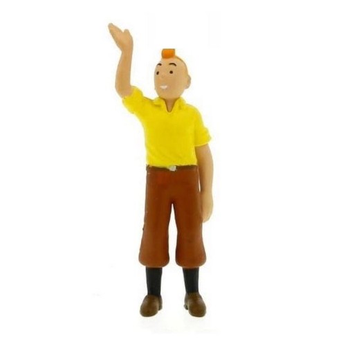 Tintin waving welcome - welcome, salut