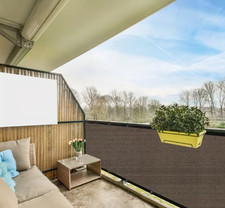 BRISE VUE, toile avec œillets