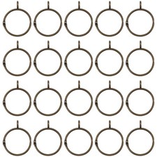 Anneaux de rideau ouverts