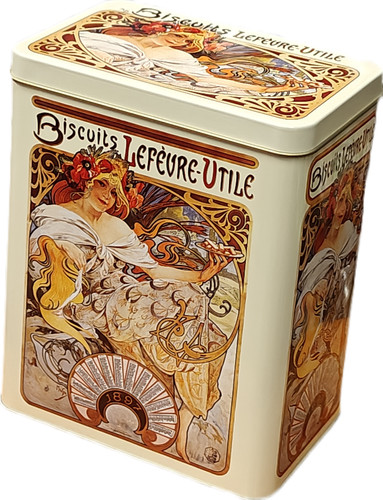 Boite métal biscuits lefèvre - boite,