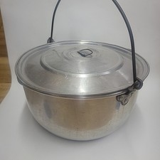 Viko Popular Aluminum Stock Pot Wear-ever Lid Handle Spout Witches Cauldron 